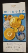 20 zł. Beatyfikacja Jana Pawła. Folder.
