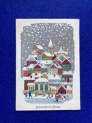 Leonia Janecka Boże Narodzenie Wesołych Świąt pocztówka