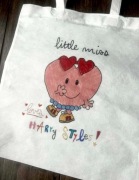 Torebka torba tote bag materiał non woven harry styles