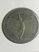 Moneta 5 zł NIKE 1928r. ZZM, PIĘKNA i RZADKA, połysk, szczegóły, stan: 1+
