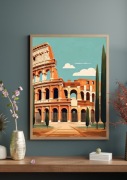 Plakat Rzym Koloseum 30x40cm  