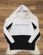 Bluza czaro-biała Calvin Klein S