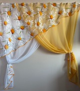 Firana nowa, regulowana, z lamówką