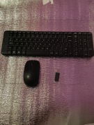 KLAWIATURA BEZPRZEWODOWA LOGITECH K220 MYSZ M150
