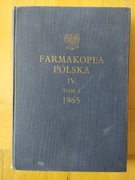 Farmakopea  Tom I  w bardzo dobrym stanie.