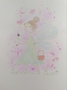 Obraz akwarela "Elfy"