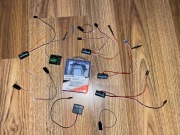 Moduły FlySky + serwo HiTec