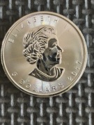 5 dolarów kanadyjskich jedna uncja