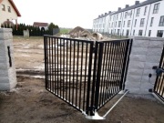 Brama harmonijkowa łamana automatyczna