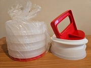 Tupperware praska i pojemniki do hamburgerów