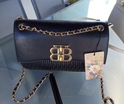 Torebka czarna  BB z łańcuszkiem