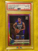 2019-20 DONRUSS OPTIC #160 TIMBERWOLVES Jarrett Culver RC HYPER PINK PSA10