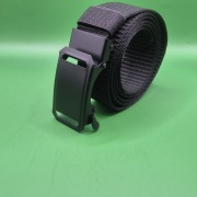 Pasek do spodni eleganckich i jeansów czarny automat 120 cm