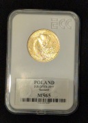 2 zł złote - Borsuk - Zwierzęta świata - 2011 - GRADING GCN MS65