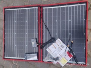Turystyczny składany panel fotowoltaiczny 100W USB do ładowania akumulatora