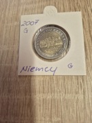 MONETA 2 EURO 2007r NIEMCY G stan 1