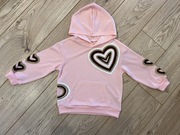 Bluza misternie wykonane aplikacje serc w roz. 116