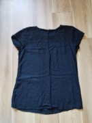 Bluzka By Barish L krótki rękaw koronka wiskoza 