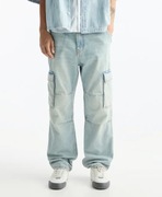 Jeansy jasnoniebieskie męskie Baggy.Pull&Bear