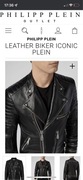 Philipp Plein skorzana ramoneska