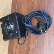 Stary zabytkowy polski transformator TPP40 220/125/6 w oryginalnej obudowie