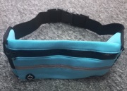 SASZETKA NERKA POJEMNA BIODRÓWKA PAS BIEGANIE TOREBKA SPORTOWA NIEBIESKA