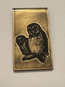 Sowy. Klips do banknotów - kolekcjonerski Gyges 