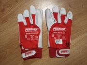 Rękawice robocze ochronne monterskie skórzane r.8/M Carmotion 