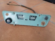 Stacyjka, wskaźnik wody i paliwa, stare auta, panel RETRO