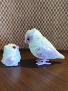 Cobi Little Live Pets interaktywne ptaszki mama i pisklę Śnieżna Rodzina