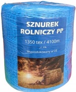 SZNUREK ROLNICZY 4100M 1350TEX NIEBIESKI DO PRAS PRASY BEL