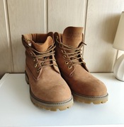 Buty zimowe Highland Creek 39 skórzane brązowe trapery workery