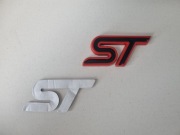 Znaczek Ford ST czerwono-czarny (Nowy !!!)