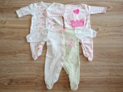 3 x Pajacyk niemowlęcy F&F rozm. 50/62 - 0/3 m-ce 