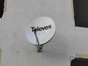 Antena satelitarna Televes używana 80 cm + konwert