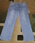 elastyczne dżinsy niebieskie bonprix John Baner L