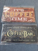 Drewniana dekoracja dwie sztuki