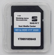 Aktualizacja map dla Seat RNS 510 EU West/EU East V17