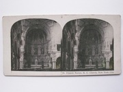 024 Fotografia stereoskopowa - architektura sakralna, wnętrze, New York USA