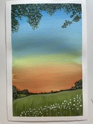 Obrazek malowany akryl