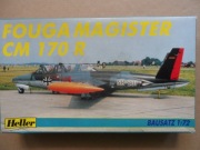 Model samolotu Fouga Magister CM 170 R,  skala 1:72, Heller