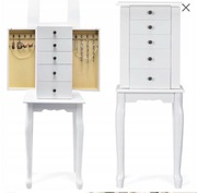 Szafka na bizuterie z lustrem