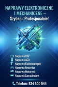 Serwis Naprawa Elektroniki i Mechaniki(Rowery, Motocykle) - Zakres w opisie