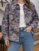 Narzutka koszula w kwiaty L nowa