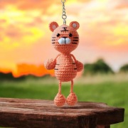 Tygrys, tygrysek, breloczek, brelok, rękodzieło