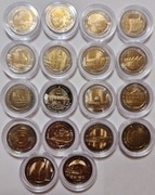 5 zł okolicznościowe zestaw 18 szt