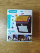 Solarna lampa LED ścienna 25 diodek czujnik ruchu IP65