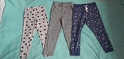 Zestaw spodni dziewczęcych grubsze 3 sztuki rozm. 134