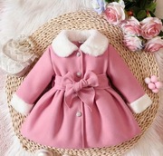 Elegancki płaszczyk dla dziewczynki 12-18 mies.