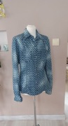 Oryginalna koszula damska GUESS M groszki snap denim look